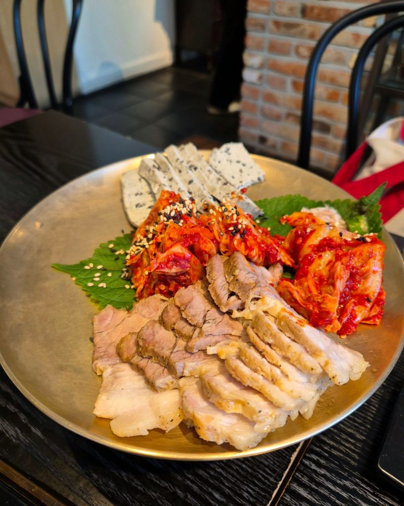 보쌈 삼합